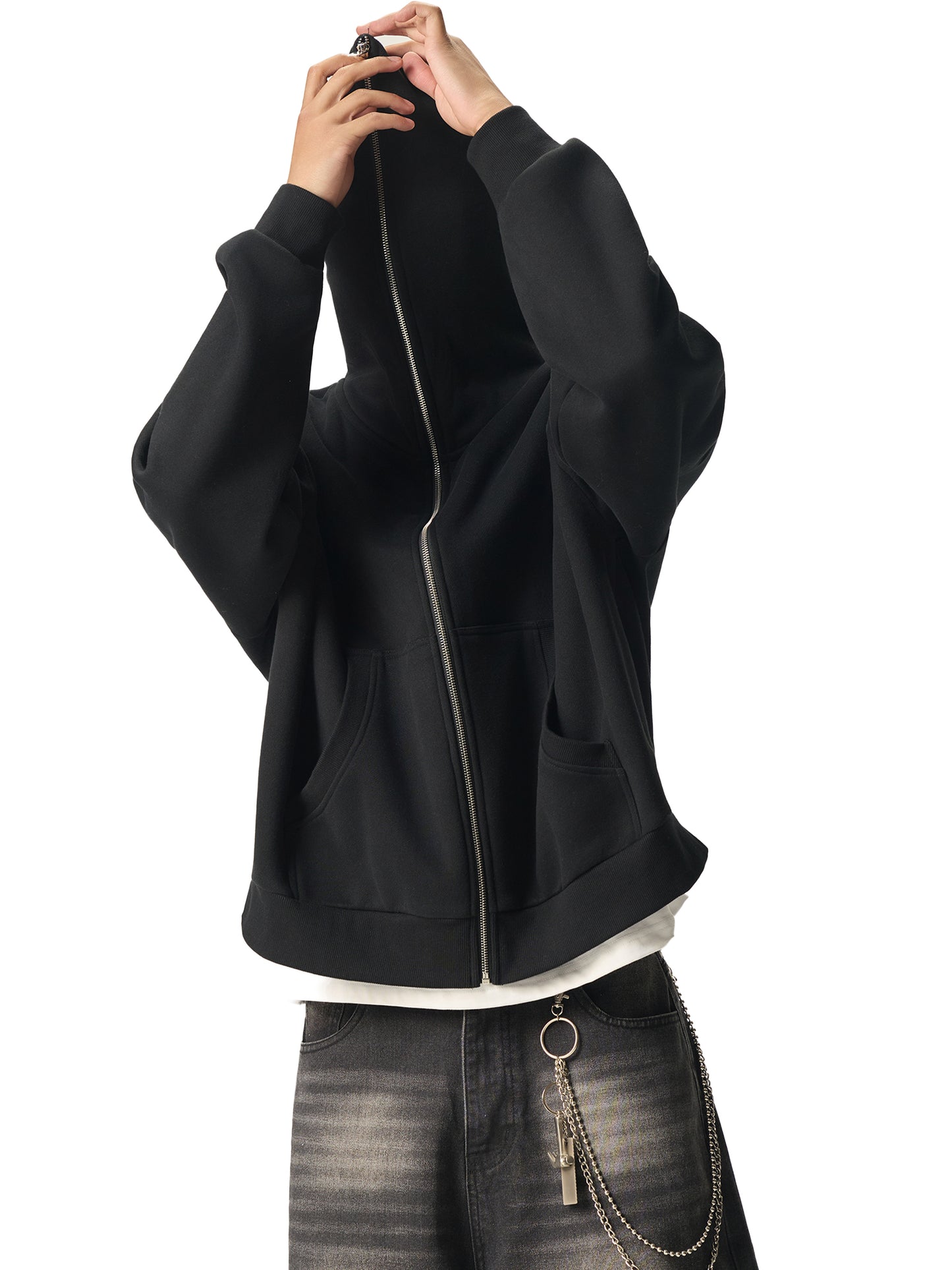 Haven Fleece Zip Boxy Hoodie