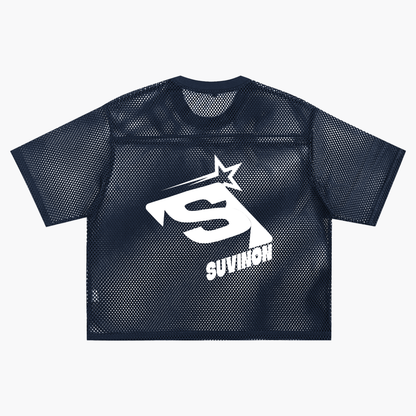 See-through Boxy Net T-shirt