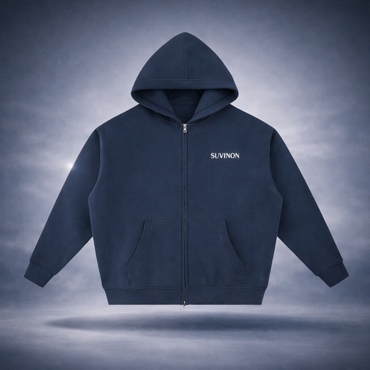 Hustler's Dark Blue Zipper