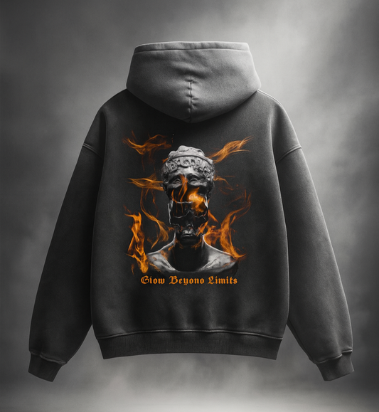 Zip-Through Boxy Fleece Hoodie