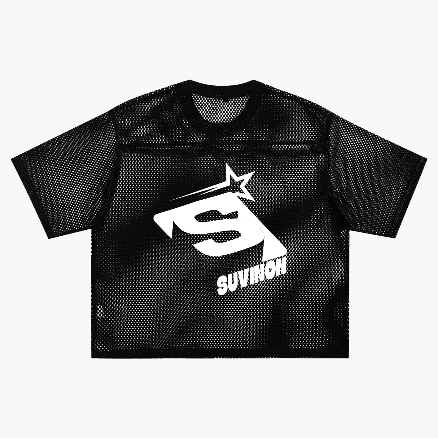 See-through Boxy Net T-shirt