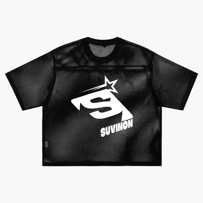 See-through Boxy Net T-shirt