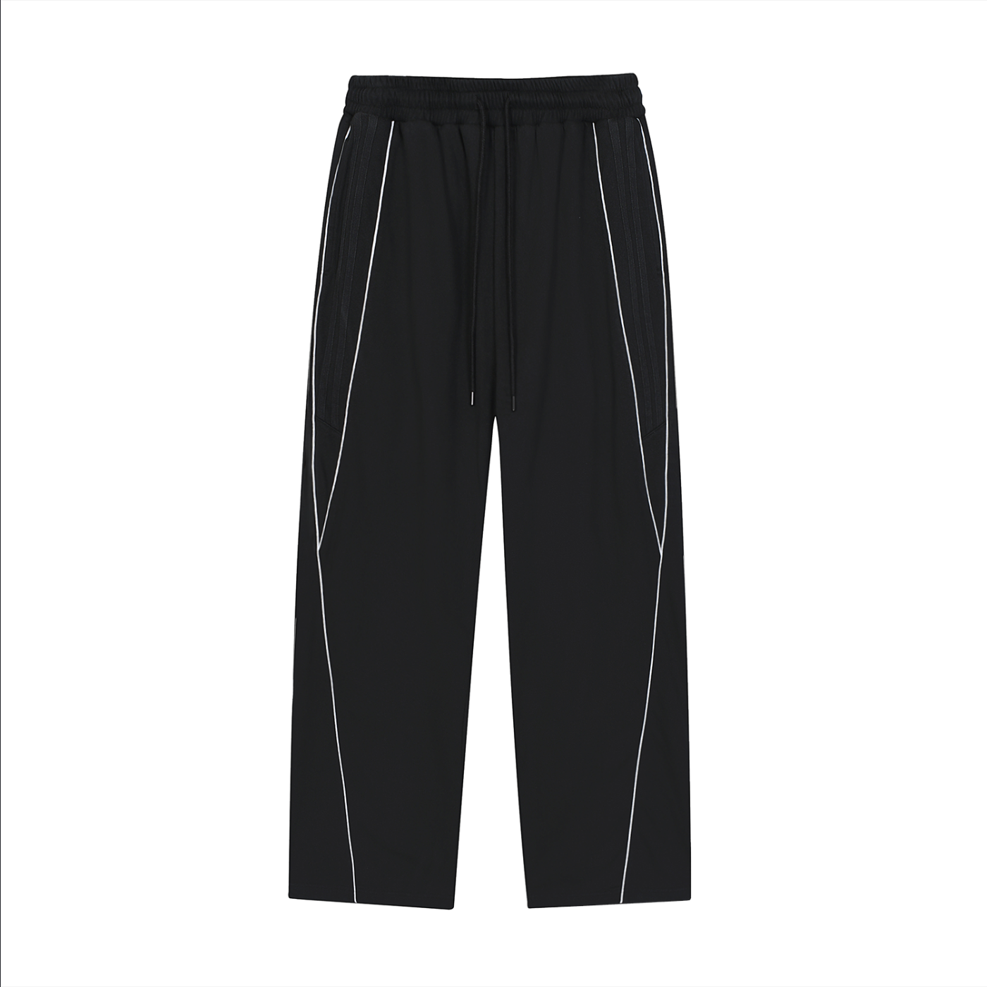 Reflection Striped Straight-Leg Sweatpants