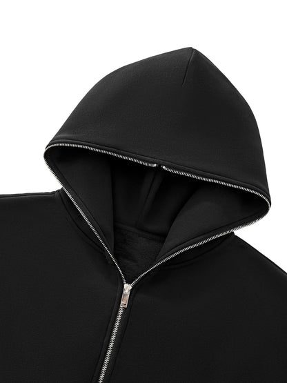 Heaven Fleece Zip Boxy Hoodie