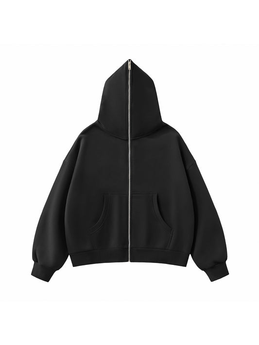 Haven Fleece Zip Boxy Hoodie